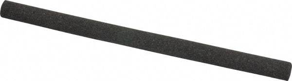 Made in USA - 4" Long x 1/4" Diam x 1/4" Thick, Aluminum Oxide Sharpening Stone - Round, Coarse Grade - Caliber Tooling