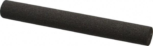 Made in USA - 4" Long x 1/2" Diam x 1/2" Thick, Aluminum Oxide Sharpening Stone - Round, Coarse Grade - Caliber Tooling