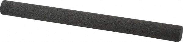 Made in USA - 6" Long x 1/2" Diam x 1/2" Thick, Aluminum Oxide Sharpening Stone - Round, Coarse Grade - Caliber Tooling