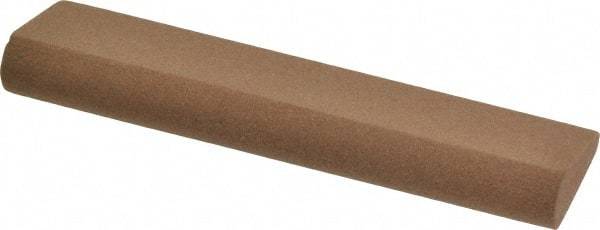 Made in USA - 4" Long x 1" Diam x 7/16" Thick, Aluminum Oxide Sharpening Stone - Round, Medium Grade - Caliber Tooling