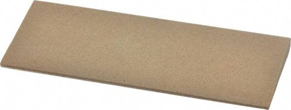 Made in USA - 4-1/2" Long x 1-3/4" Diam x 1/4" Thick, Aluminum Oxide Sharpening Stone - Round, Medium Grade - Caliber Tooling