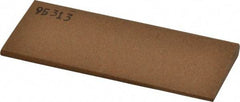 Made in USA - 4-1/2" Long x 1-3/4" Diam x 3/8" Thick, Aluminum Oxide Sharpening Stone - Round, Medium Grade - Caliber Tooling