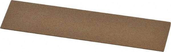 Made in USA - 4" Long x 1" Wide x 1/8" Thick, Aluminum Oxide Sharpening Stone - Knife, Medium Grade - Caliber Tooling