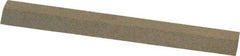 Made in USA - 4" Long x 9/16" Wide x 3/16" Thick, Aluminum Oxide Sharpening Stone - Diamond, Medium Grade - Caliber Tooling