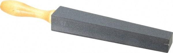 Made in USA - 1/2" Wide x 14" OAL, Silicon Carbide Sharpening Stone - Flat, 180 Grit - Caliber Tooling