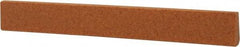 Made in USA - 7/16" Wide x 4" OAL, Aluminum Oxide Sharpening Stone - Oval Tapered, Fine Grade, 320 Grit - Caliber Tooling