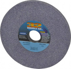 Norton - 7" Diam x 1-1/4" Hole x 1/2" Thick, I Hardness, 46 Grit Surface Grinding Wheel - Aluminum Oxide, Type 1, Coarse Grade, 3,600 Max RPM, Vitrified Bond, No Recess - Caliber Tooling