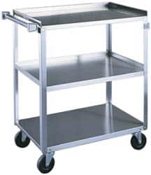 Lakeside - 500 Lb Capacity, 22-3/8" Wide x 39-1/4" Long x 37-1/4" High Standard Utility Cart - Caliber Tooling