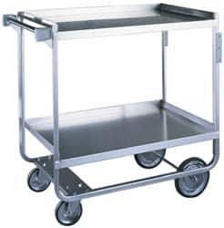 Lakeside - 650 Lb Capacity, 22-3/8" Wide x 54-5/8" Long x 37" High Standard Utility Cart - Caliber Tooling