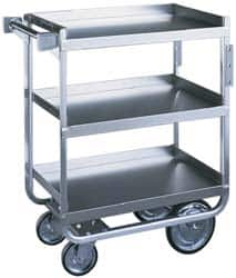 Lakeside - 650 Lb Capacity, 22-3/8" Wide x 38-5/8" Long x 37-1/8" High Standard Utility Cart - Caliber Tooling