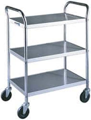 Lakeside - 500 Lb Capacity, 20" Wide x 27" Long x 35" High Standard Utility Cart - Caliber Tooling