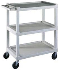 Lakeside - 300 Lb Capacity, 17-1/8" Wide x 32-1/2" Long x 34-7/8" High Standard Utility Cart - Caliber Tooling