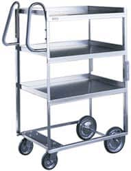 Lakeside - 700 Lb Capacity, 18-5/8" Wide x 35-3/8" Long x 43" High Ergonomic Utility Cart - Caliber Tooling