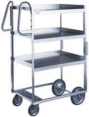 Lakeside - 700 Lb Capacity, 18-5/8" Wide x 35-3/8" Long x 43" High Ergonomic Utility Cart - Caliber Tooling