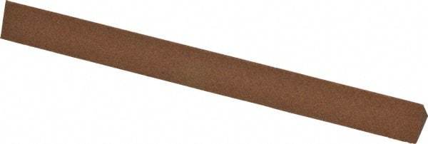 Norton - 4" Long x 3/8" Wide x 3/8" Thick, Aluminum Oxide Sharpening Stone - Triangle, Medium Grade - Caliber Tooling