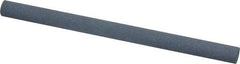 Norton - 4" Long x 1/4" Diam x 1/4" Thick, Silicon Carbide Sharpening Stone - Round, Fine Grade - Caliber Tooling