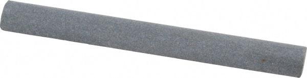 Value Collection - Half Round, Silicon Carbide, Toolroom Finishing Stick - 4" Long x 1/2" Wide, Medium Grade - Caliber Tooling