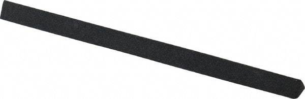 Value Collection - Three Square, Silicon Carbide, Toolroom Finishing Stick - 4" Long x 1/4" Wide, Medium Grade - Caliber Tooling