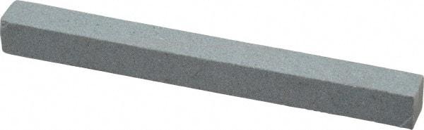 Value Collection - Square, Aluminum Oxide, Toolroom Finishing Stick - 4" Long x 3/8" Wide x 3/8" Thick, Medium Grade - Caliber Tooling