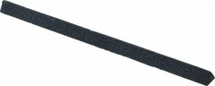 Value Collection - Three Square, Aluminum Oxide, Toolroom Finishing Stick - 4" Long x 1/4" Wide, Coarse Grade - Caliber Tooling