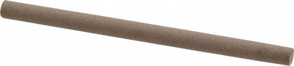 Value Collection - Round, Aluminum Oxide, Toolroom Finishing Stick - 4" Long x 1/4" Wide, Fine Grade - Caliber Tooling