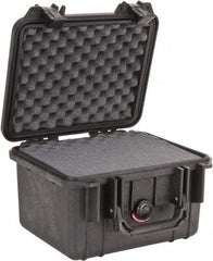 Pelican Products, Inc. - 9-11/16" Wide x 9-11/16" Deep x 6-7/8" High, Clamshell Hard Case - Black, Polypropylene - Caliber Tooling