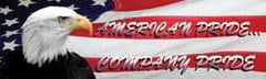 NMC - American Pride - Company Pride, 120 Inch Long x 36 Inch High, Safety Banner with Graphic - Graphic Shows Leaf, Polyethylene, English, Printed on 1 Side - Caliber Tooling