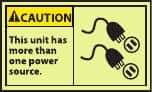 NMC - Accident Prevention Label, Header: DANGER - Legend: Danger - Electrical Hazard, English, Red & Black & Yellow, 5" Long x 3" High, Sign Muscle Finish - Caliber Tooling