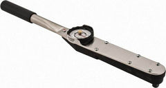 Proto - 1/2" Drive Dial Torque Wrench - 250 Ft/Lb Torque, 21-1/2" OAL, 5 Ft/Lb Graduation, Fixed Head - Caliber Tooling