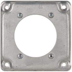 Cooper Crouse-Hinds - Electrical Outlet Box Steel Square Surface Cover - Caliber Tooling