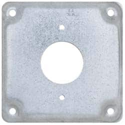 Cooper Crouse-Hinds - Electrical Outlet Box Steel Square Surface Cover - Caliber Tooling