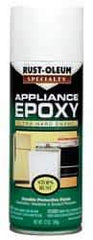 Rust-Oleum - White, Gloss, Appliance Epoxy Spray Paint - 7 Sq Ft per Can, 12 oz Container - Caliber Tooling