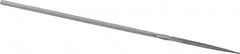 Strauss - 5-1/2" OAL Fine Point Needle Diamond File - 5/32" Wide x 1/16" Thick, 1-5/8 LOC, 91 Grit - Caliber Tooling