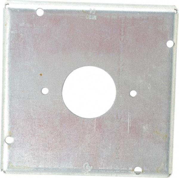 Cooper Crouse-Hinds - Electrical Outlet Box Steel Square Surface Cover - Caliber Tooling