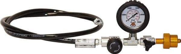 AIR Systems - SCBA/EEBA Fill Whip Assembly - Use with High Pressure Cylinders - Caliber Tooling