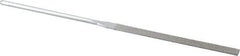 Strauss - 5-1/2" OAL Fine Equalling Needle Diamond File - 15/64" Wide x 1/16" Thick, 2-3/4 LOC, 91 Grit - Caliber Tooling