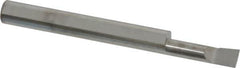 Accupro - 0.2" Min Bore Diam, 0.7" Max Bore Depth, 1/4 Shank Diam, Boring Bar - Right Hand Cut, Solid Carbide, Bright Finish - Exact Industrial Supply