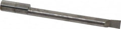 Accupro - 0.32" Min Bore Diam, 3" Max Bore Depth, 3/8 Shank Diam, Boring Bar - Right Hand Cut, Solid Carbide, Bright Finish - Exact Industrial Supply