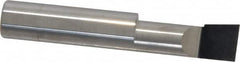 Accupro - 0.49" Min Bore Diam, 1-1/4" Max Bore Depth, 1/2 Shank Diam, Boring Bar - Right Hand Cut, Solid Carbide, Bright Finish - Exact Industrial Supply