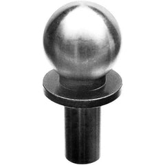 TE-CO - 3/4" Ball Diam, 3/8" Shank Diam, Alloy Steel Inspection Tooling Ball - Caliber Tooling