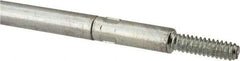 Value Collection - 24" Long x 1/4" Rod Diam, Tube Brush Extension Rod - 3/16-24 Male Thread - Caliber Tooling