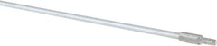 Value Collection - 36" Long x 1/4" Rod Diam, Tube Brush Extension Rod - 1/4-20 Male Thread - Caliber Tooling