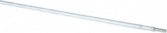 Value Collection - 48" Long x 1/4" Rod Diam, Tube Brush Extension Rod - 3/16-24 Male Thread - Caliber Tooling