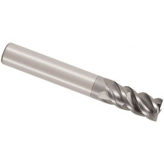 Seco - 20mm, 4 Flute, Single End, Solid Carbide, Corner Chamfer End Mill - 100mm OAL, 48° Helix, Right Hand Flute, 42mm LOC, Right Hand Cut - Caliber Tooling