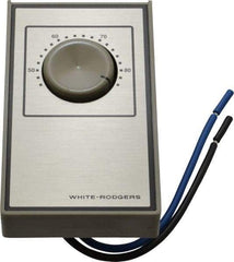 White-Rodgers - 40 to 85°F, Heat Only, Line Voltage Wall Thermostat - 120 to 277 Volts, SPST Switch - Caliber Tooling