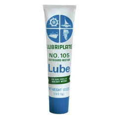 Lubriplate - 10 oz Tube Calcium General Purpose Grease - Off White, 150°F Max Temp, NLGIG 0, - Caliber Tooling