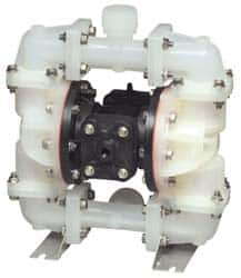 SandPIPER - 3/4" NPT, Nonmetallic, Air Operated Diaphragm Pump - Santoprene Diaphragm, Polypropylene Housing - Caliber Tooling