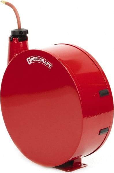 Reelcraft - 50' Spring Retractable Hose Reel - 300 psi, Hose Included - Caliber Tooling