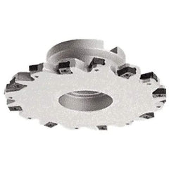 Iscar - Shell Mount B Connection, 1.7323" Depth of Cut, 160mm Cutter Diam, 1.5748" Hole Diam, 16 Tooth Indexable Slotting Cutter - FDN-LN12 Toolholder, LNET Insert - Caliber Tooling