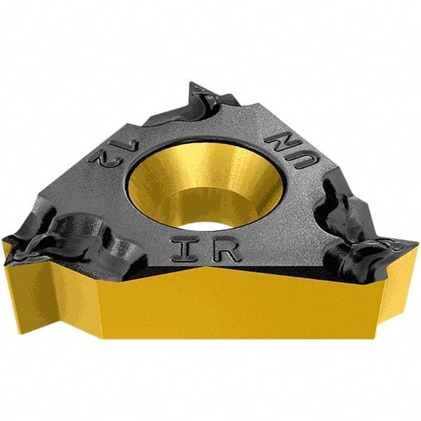 Iscar - 11IRB Internal Right Hand UN Laydown Threading Insert - Grade IC908, TiAlN Coated Carbide - Caliber Tooling